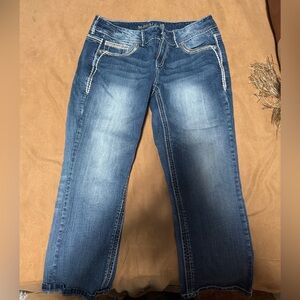 Maurices Blue Women Capri Jeans